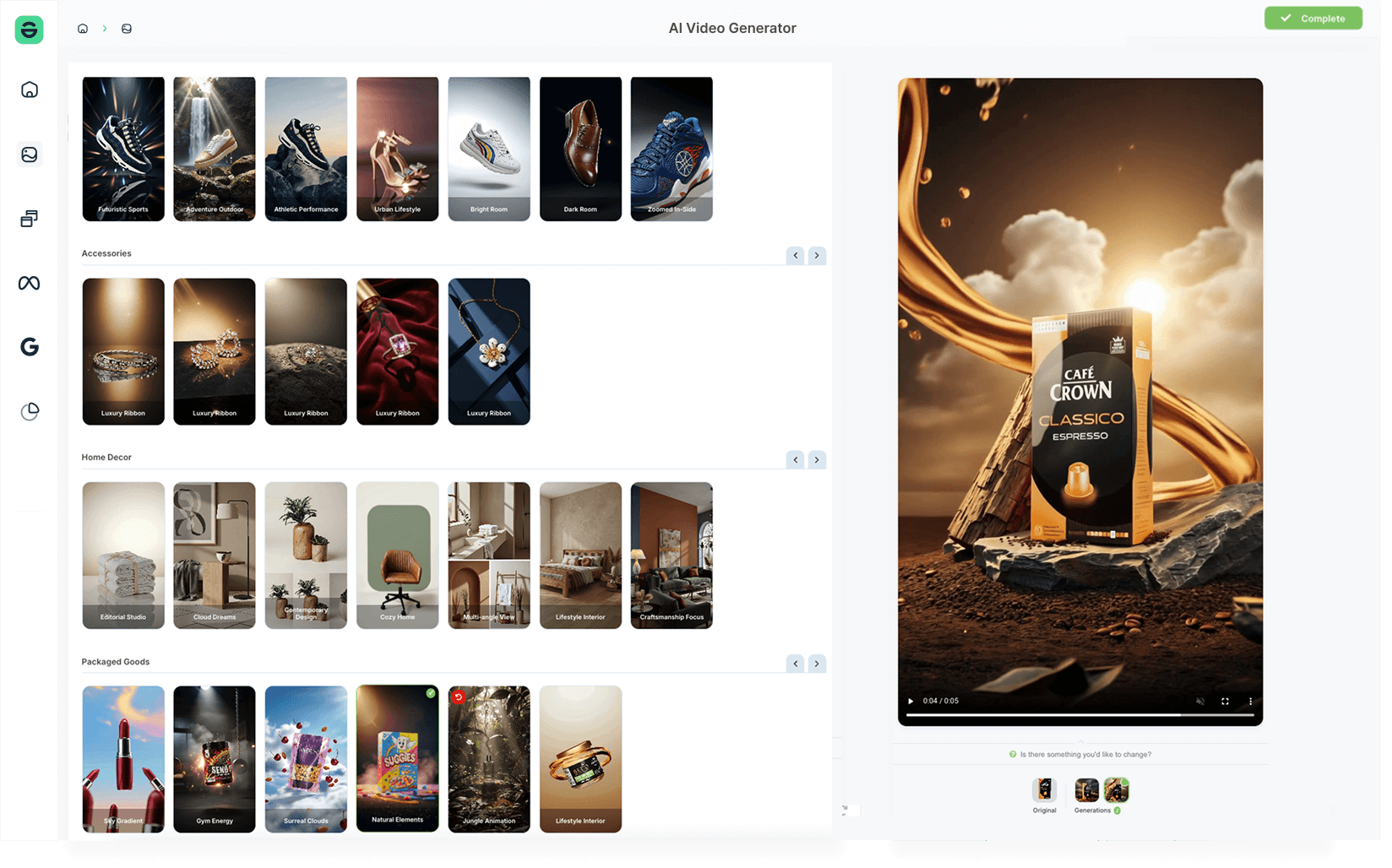 Enhencer AI Video Ad Creator - Transform product catalogs into high-converting video ads for Meta and TikTok campaigns