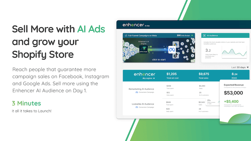 best live e-commerce experience with ai ads for increasing profit