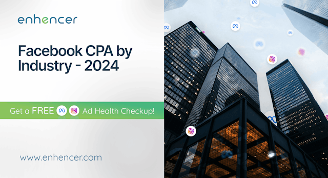 Enhencer AI Ads I Facebook CPA by Industry - 2024