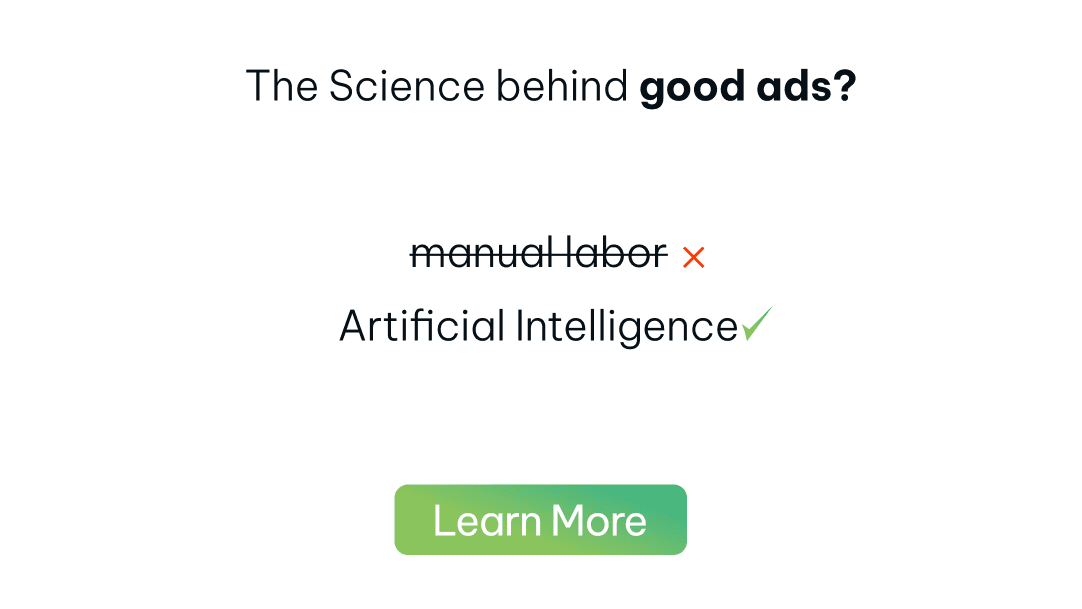 Enhencer AI Advertising software for e-commerce, madgicx competitor and Adcreative.ai alternative call to action button to start